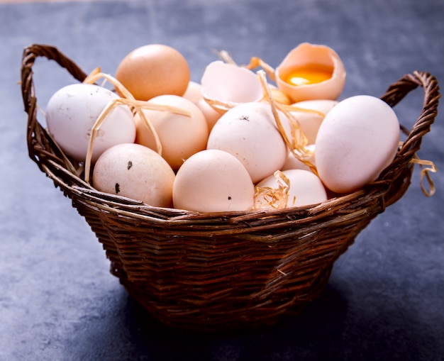 Eier Huhn hausgemacht