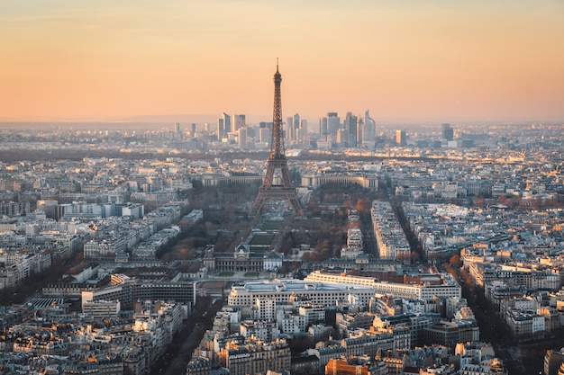 Eiffelturm-Sonnenuntergang - Paris