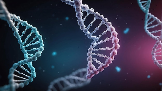 Ein 3D-Rendering einer DNA-Doppelhelix