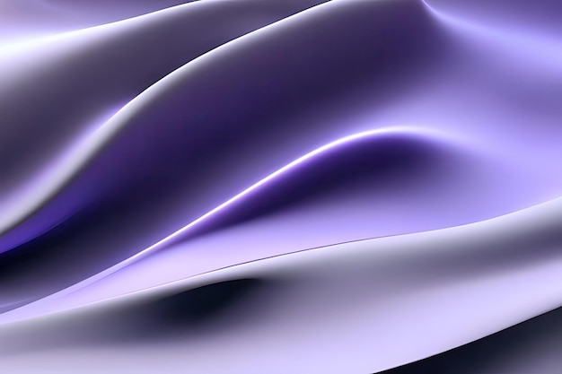 Ein abstrakter blauer und purpurroter Hintergrund mit Wellen