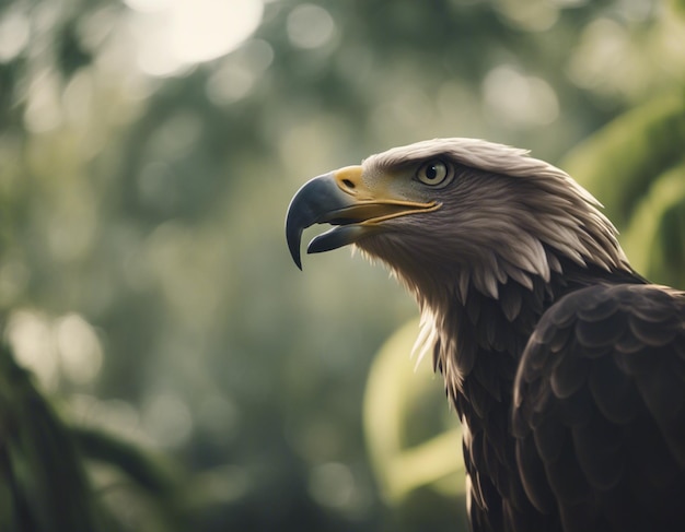 Ein Adler im Dschungel