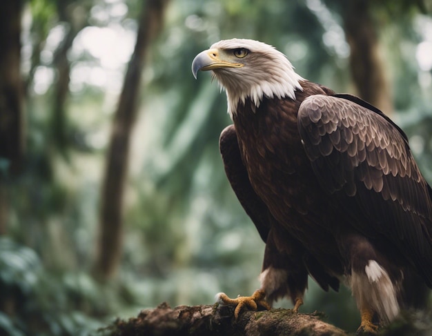 Ein Adler im Dschungel