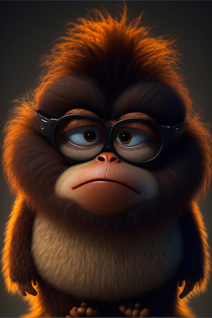 Ein Affe aus der Zeichentrickserie „Das geheime Leben der Haustiere“
