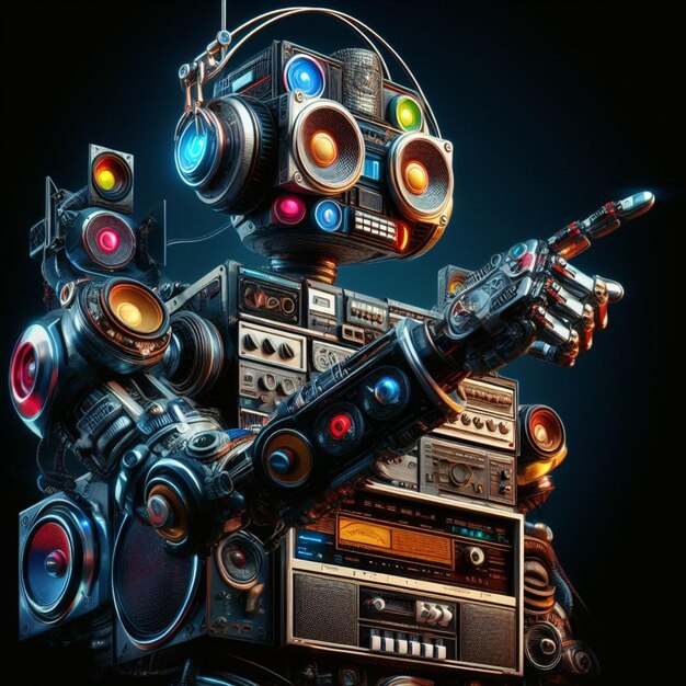 Ein analoger Stereo-Roboter