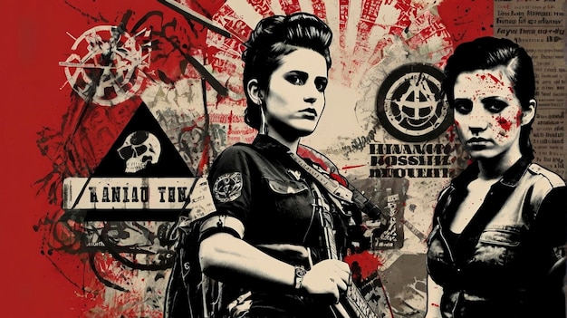 Foto ein anarchopunk-ereignis oder -ideologie