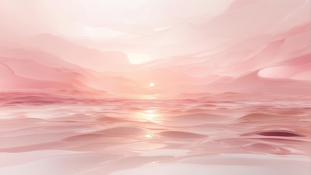 ein Aquarellgemälde eines Sonnenuntergangs mit der Sonne dahinter