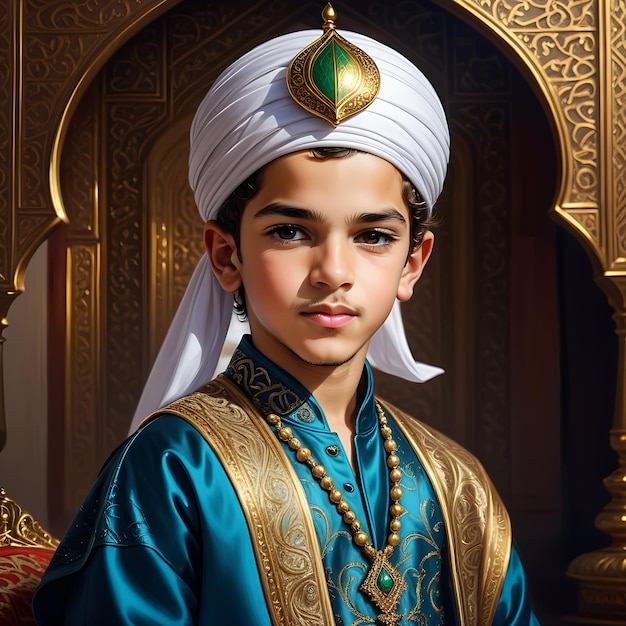 Ein arabischer Prinz aus der Abbasiden-Dynastie