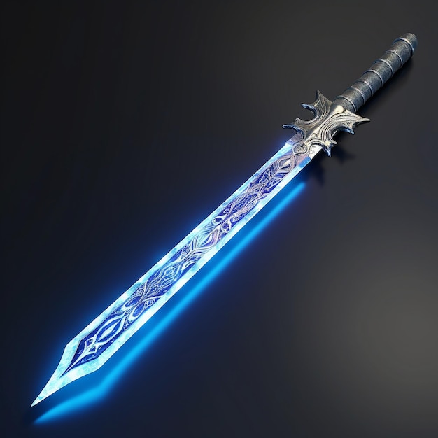 ein atemberaubendes magisches Schwert
