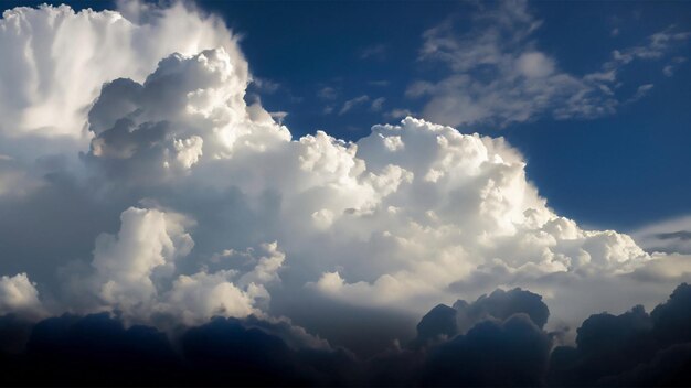 Ein ausgedehntes und dramatisches Bild eines Wolken-Hintergrunds