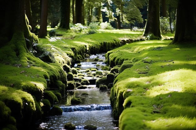 Ein Bach im Wald