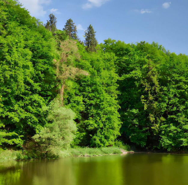 Ein Baum im Wald