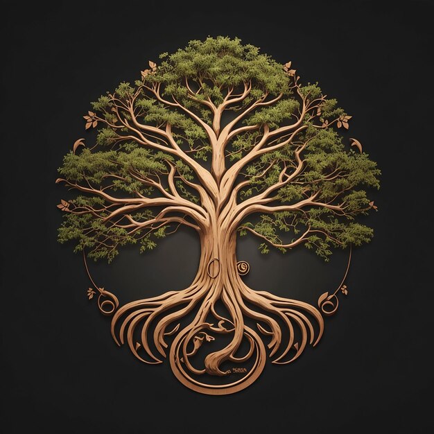 Ein Baum-Logo