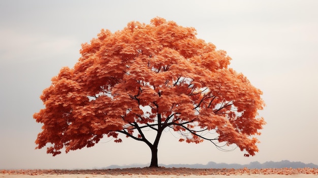 Ein Baum mit der Aufschrift „fallen“.