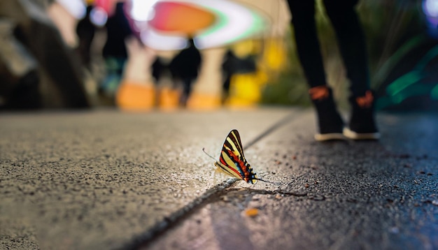 Ein Bild anmutige Flügel fesselnde Schönheit eines Schmetterlings
