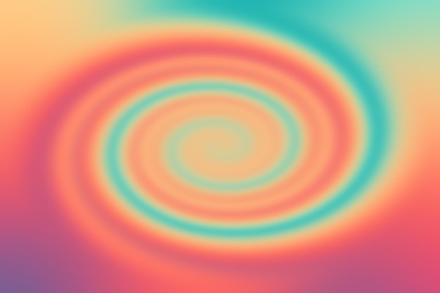 ein Bild einer Spirale mit einem Regenbogenmuster