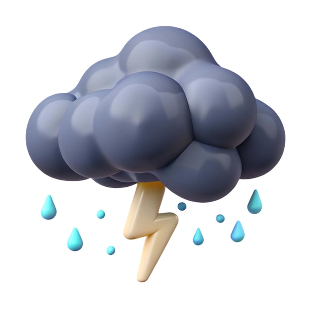 ein Bild einer Sturmwolke mit Regentropfen darauf