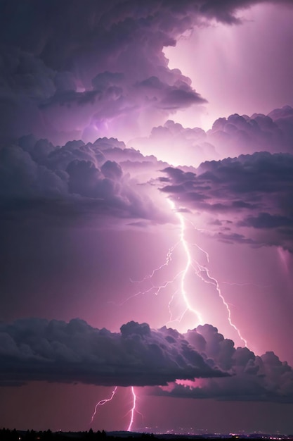 ein Bild eines Blitzeinschlags am Himmel