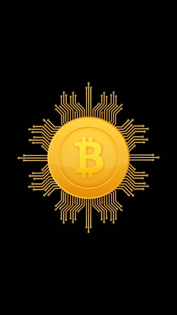 Ein Bitcoin-Wallpaper