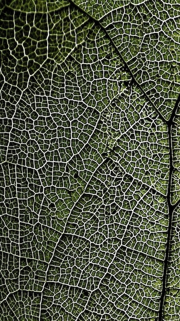 Ein Blatt mit vielen Löchern