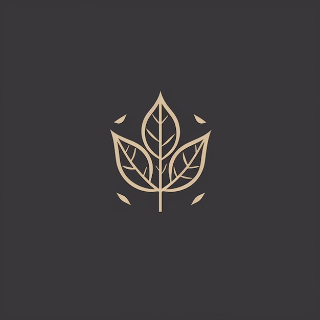 Ein Blattgold-Logo mit dem Titel „Blattgold“