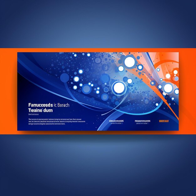 Foto ein blau-orangefarbenes banner mit der aufschrift „fsacoes = fretfoto.“