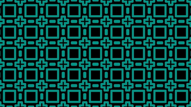Ein blau-schwarzes Quadrat mit Quadraten und Quadraten auf einem blauen Hintergrund.