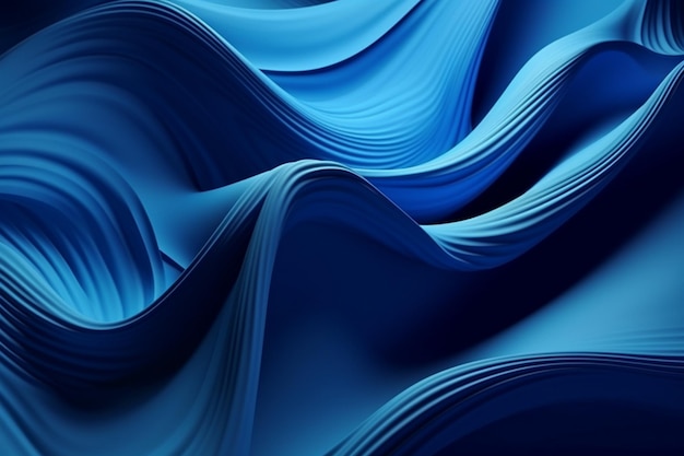 Ein blauer abstrakter Hintergrund mit einem Wellenmuster.