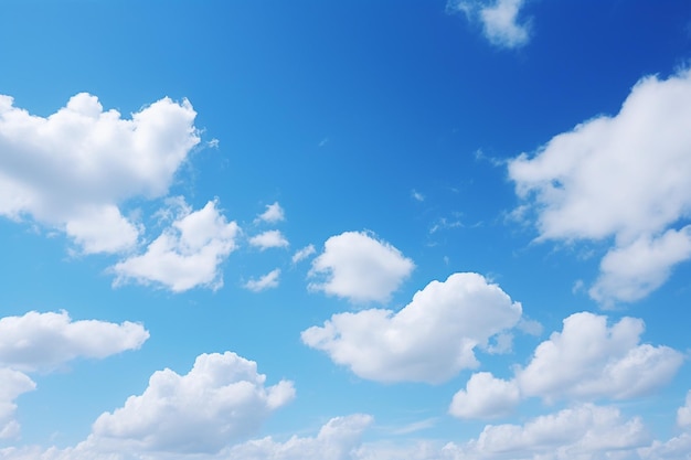 Ein blauer Himmel mit Wolken im Hintergrund