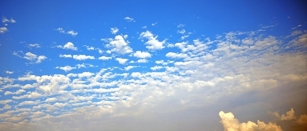 Ein blauer Himmel mit Wolken