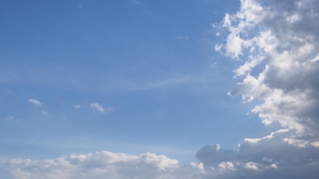 Ein blauer Himmel mit Wolken