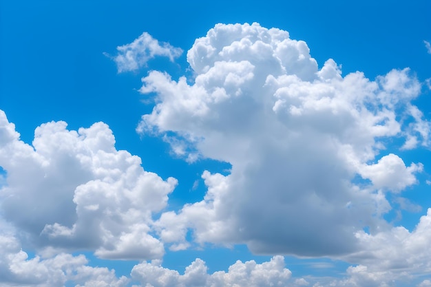 Ein blauer Himmel mit Wolken