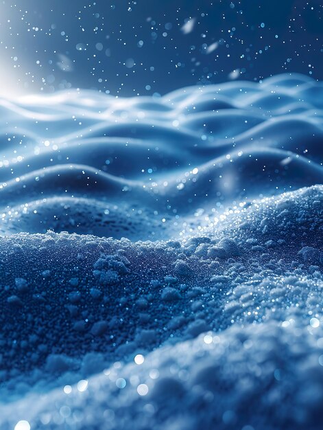 ein blauer Hintergrund mit Blasen im Wasser