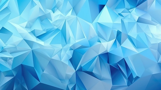 Ein blauer Hintergrund mit einem Muster aus Dreiecken