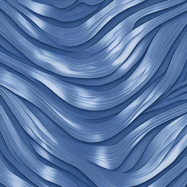 Ein blauer Hintergrund mit einem welligen Muster mit einem hellblauen Hintergrund.
