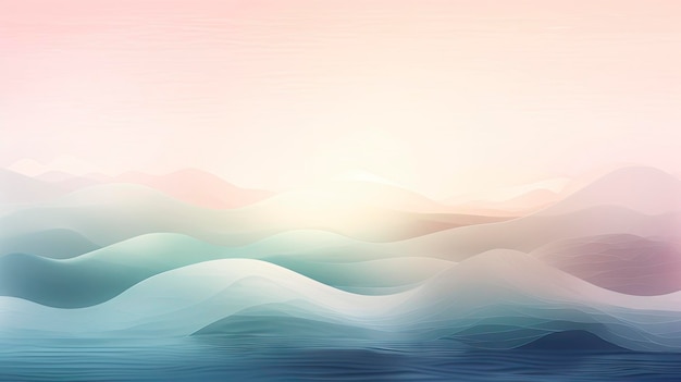Ein blauer Ozeanpastellhintergrund mit einem rosa Hintergrund.