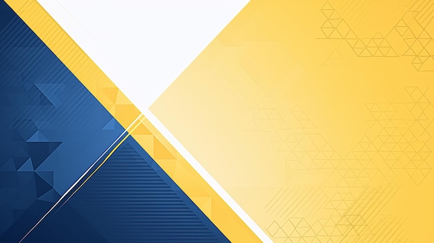 ein blauer und gelber abstrakter Hintergrund mit einem Design, das sagt:
