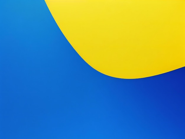 Ein blauer und gelber Hintergrund mit einem blauen und gelben Hintergrund ai generiert