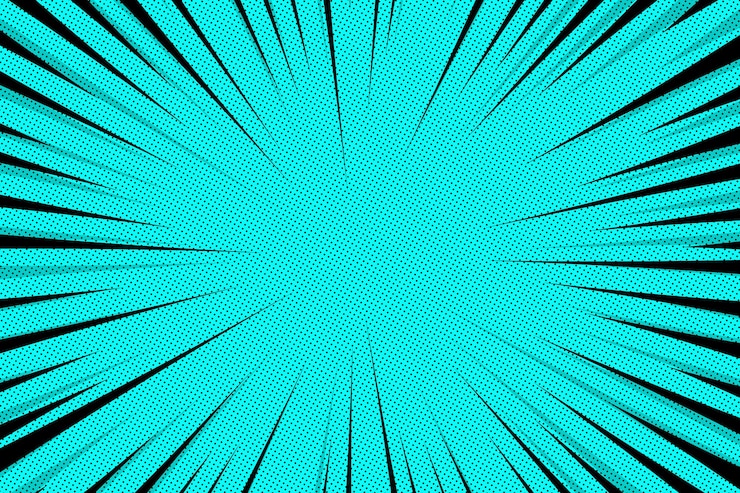 Foto ein blauer und grüner abstrakter hintergrund mit einer spirale in der mitte