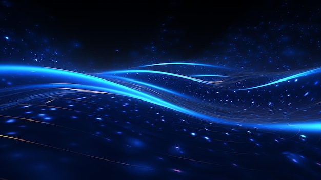 Ein blaues Licht, Linien und Punkte