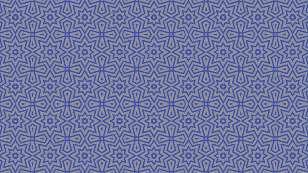 ein blaues und violettes Muster mit einem Muster aus Quadraten.