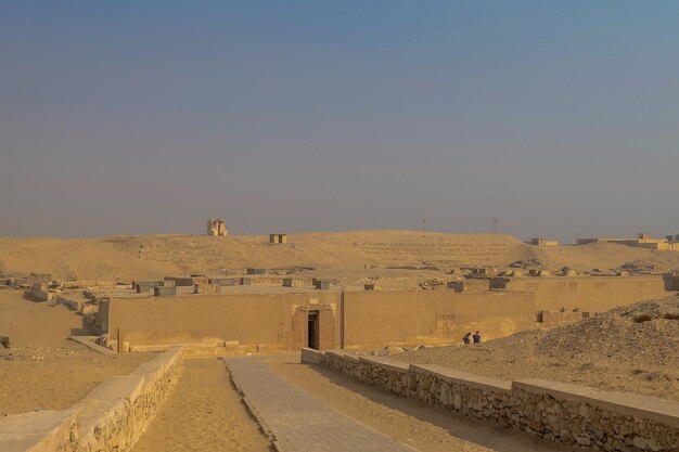 Ein Blick auf die Mastaba von Mereruka Saqqara Ägypten