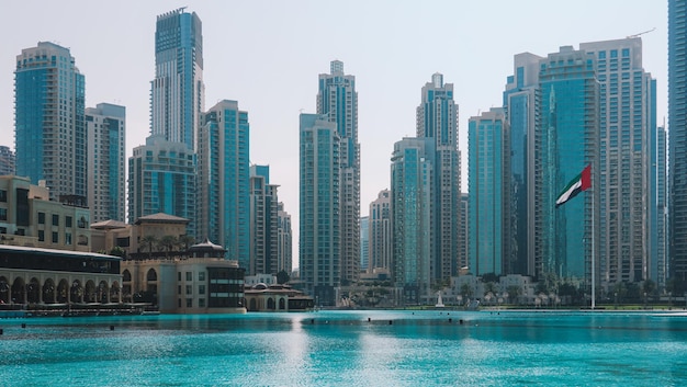 Ein Blick auf die Stadt Dubai