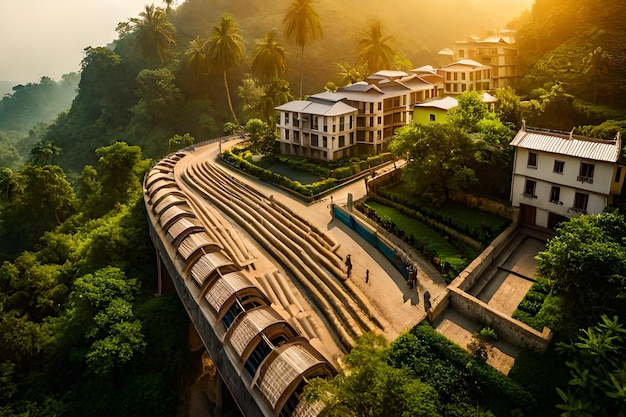 Ein Blick auf die Stadt Goa