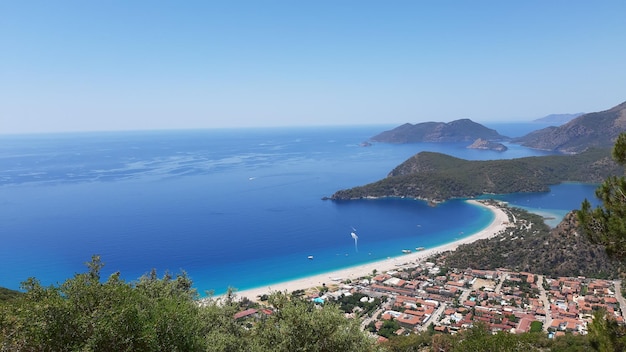 Ein Blick auf einen Strand in der Türkei