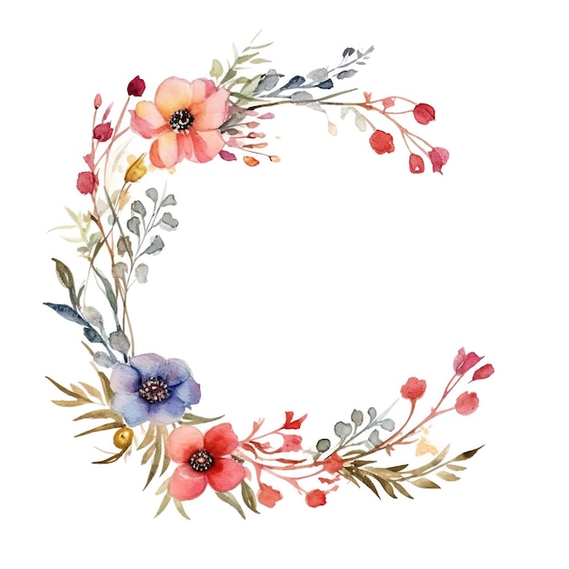 Ein Blumenmuster mit dem Buchstaben C in der Mitte.
