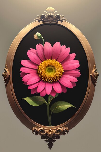 Ein Blumenstrauß aus bunten Blumen, kreative Ornamentdekoration, einfacher Tapetenhintergrund