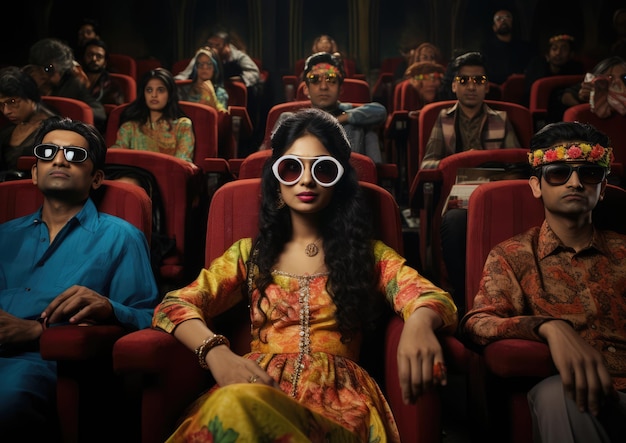 Ein Bollywood-Filmfestival, das eine Vielzahl von Filmen präsentiert