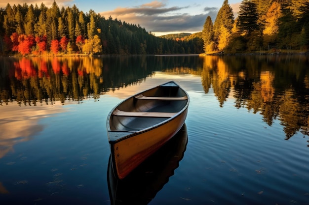 ein Boot auf einem See