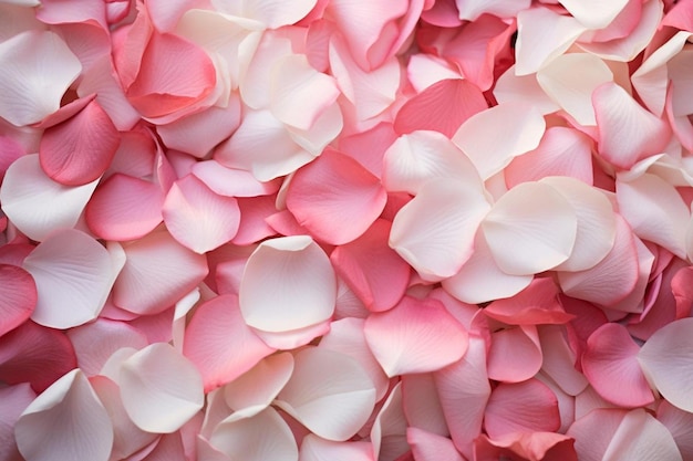 ein Bouquet aus rosa und weißen Rosen.