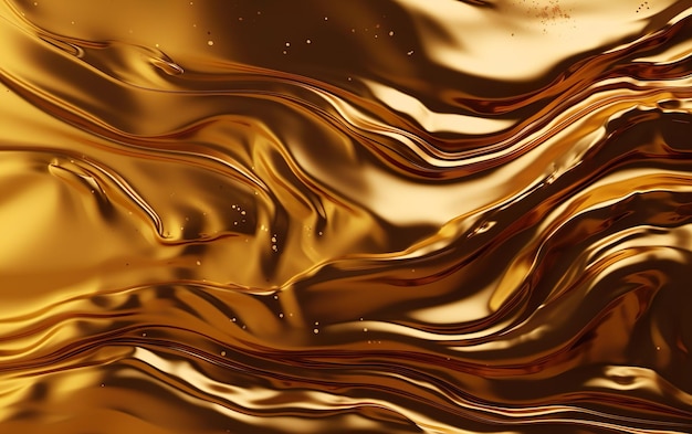 Ein brauner Hintergrund mit einem goldenen Blatt und dem Wort Schokolade darauf.